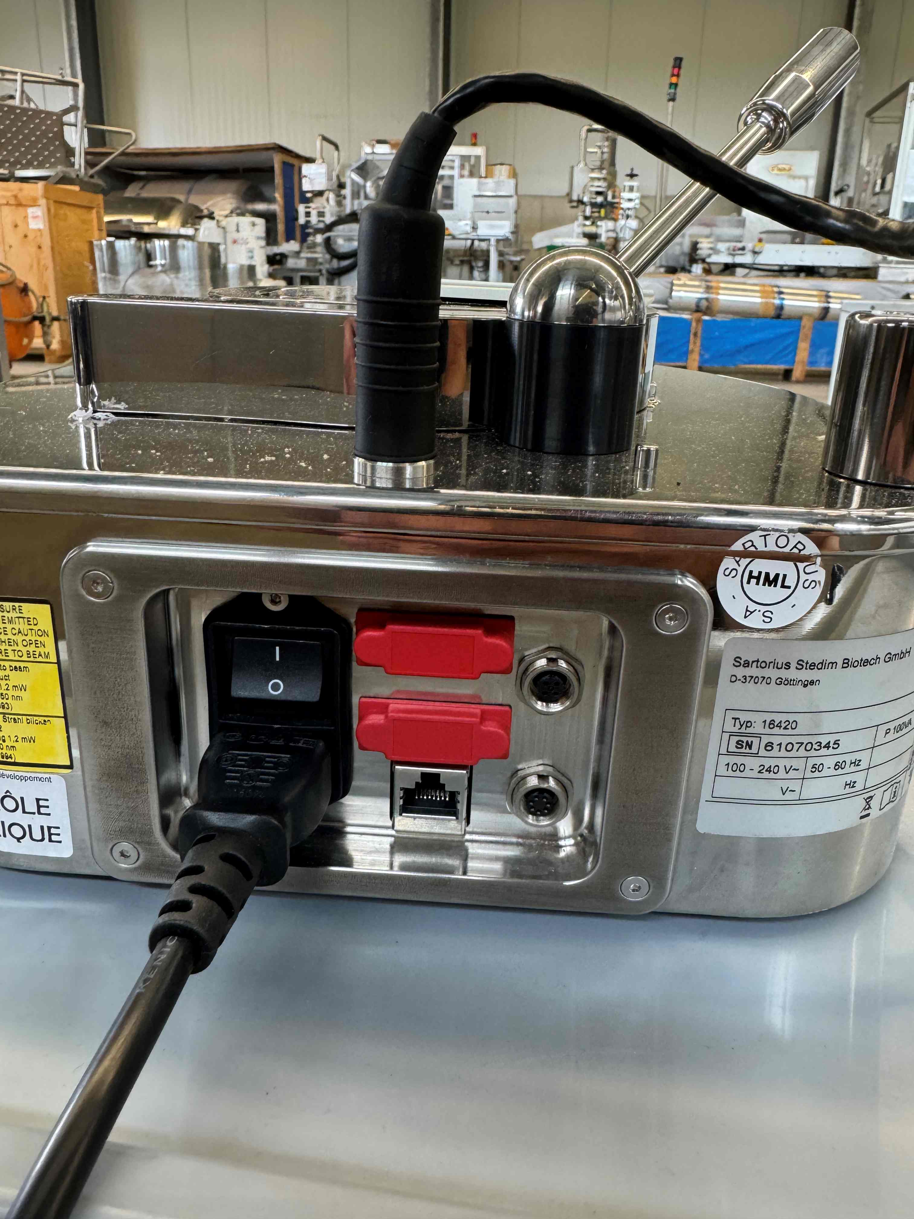 Sterisart universal pump for sterility tests 4