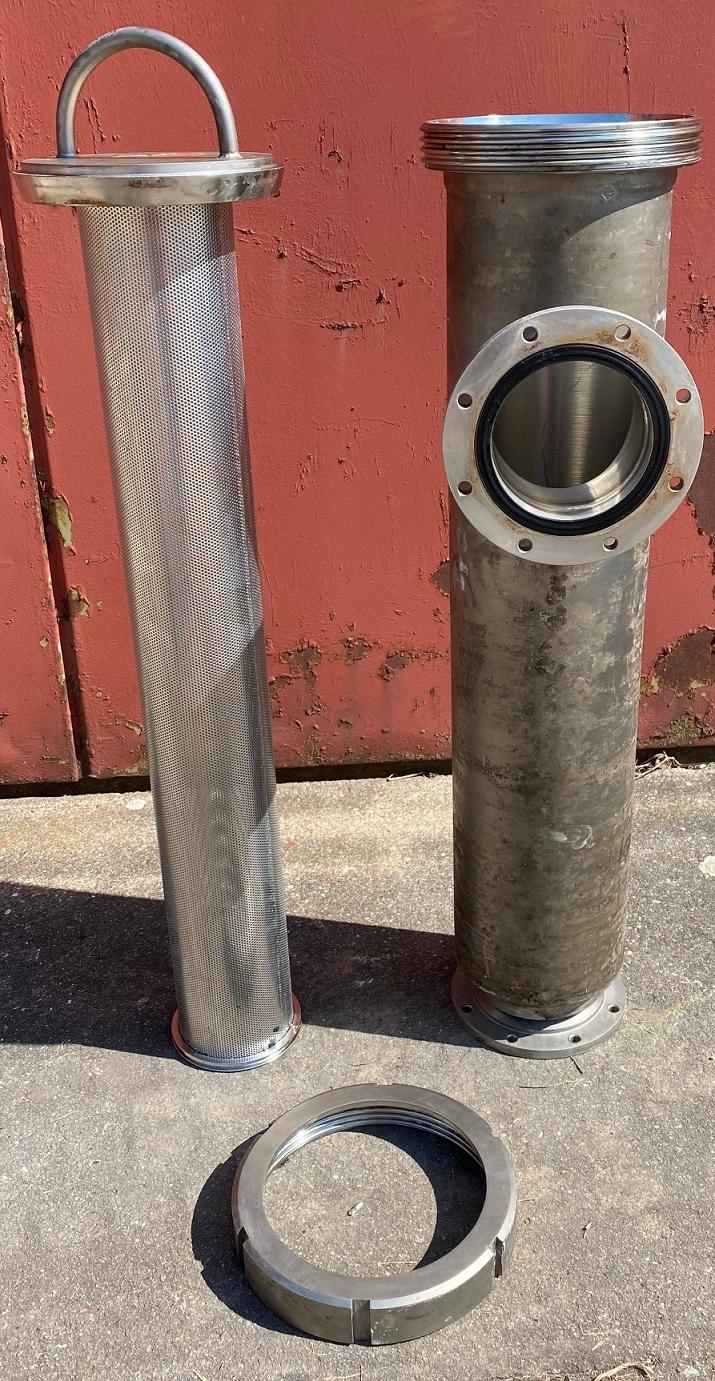 Gebrauchte Maschinen Eckrohrsieb aus Edelstahl - unbekannt - Industriemaschine kaufen bei GS-INDUSTRIESERVICE Heidenheim