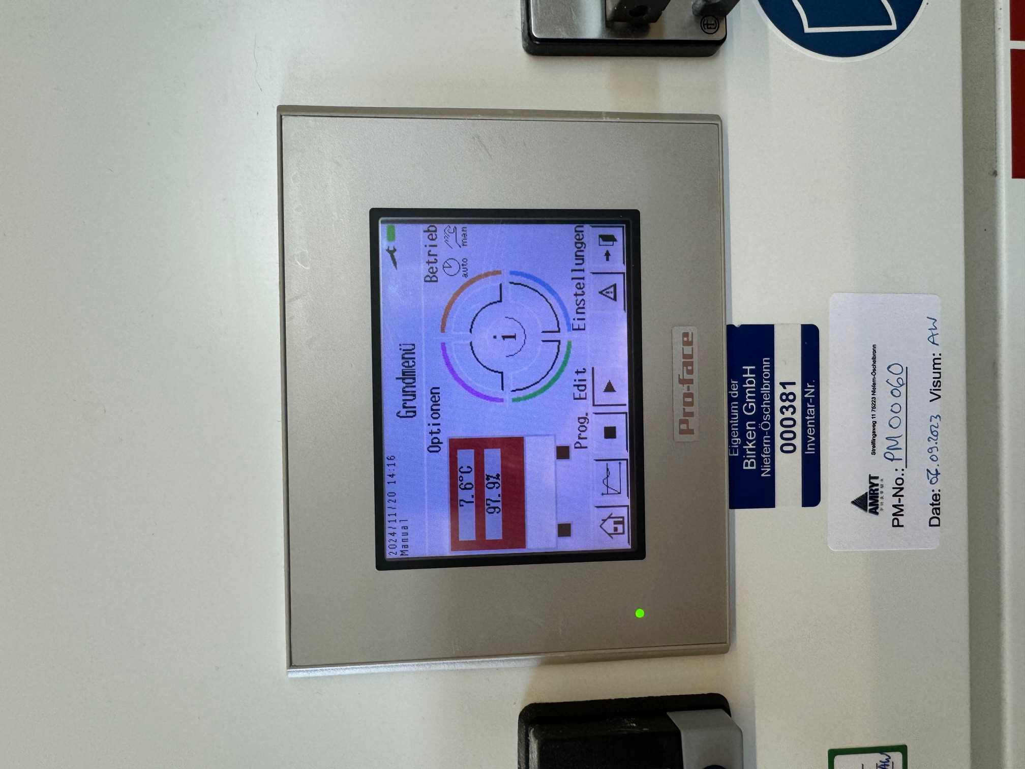 Test cabinet for stability tests 4