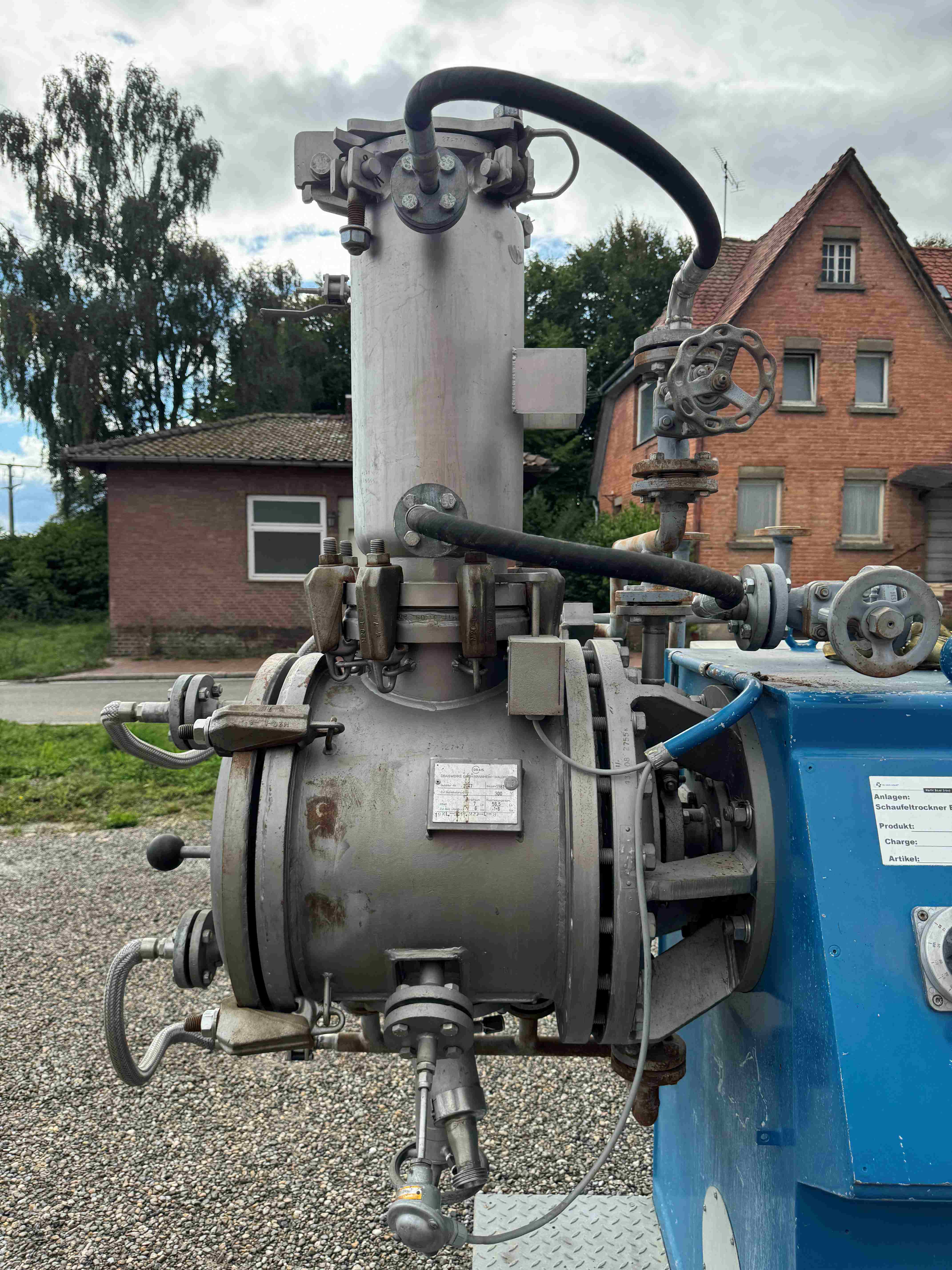 Vacuum mixer-dryer 2