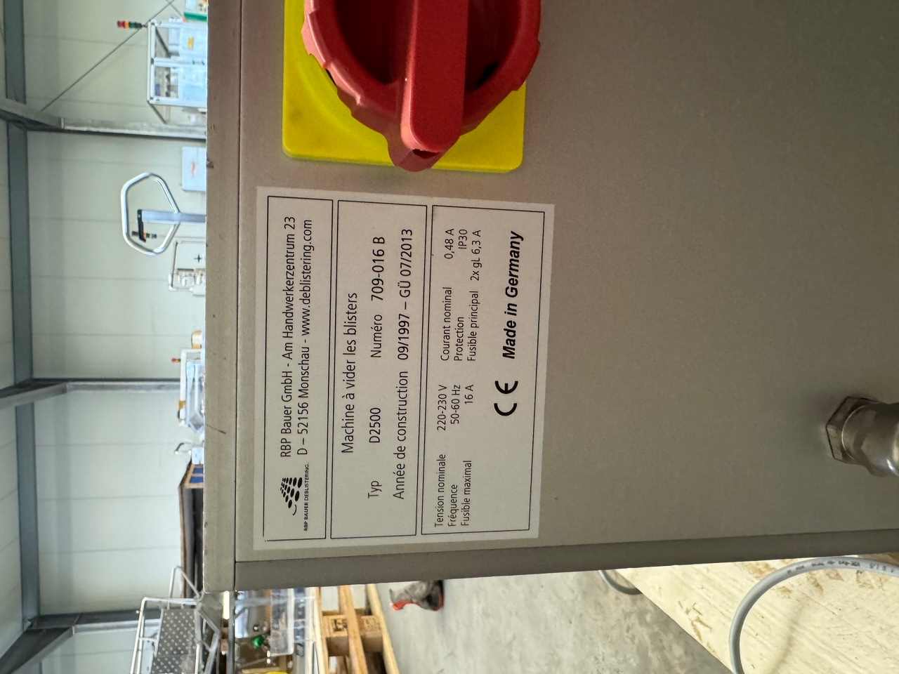 Entblistermaschine  9