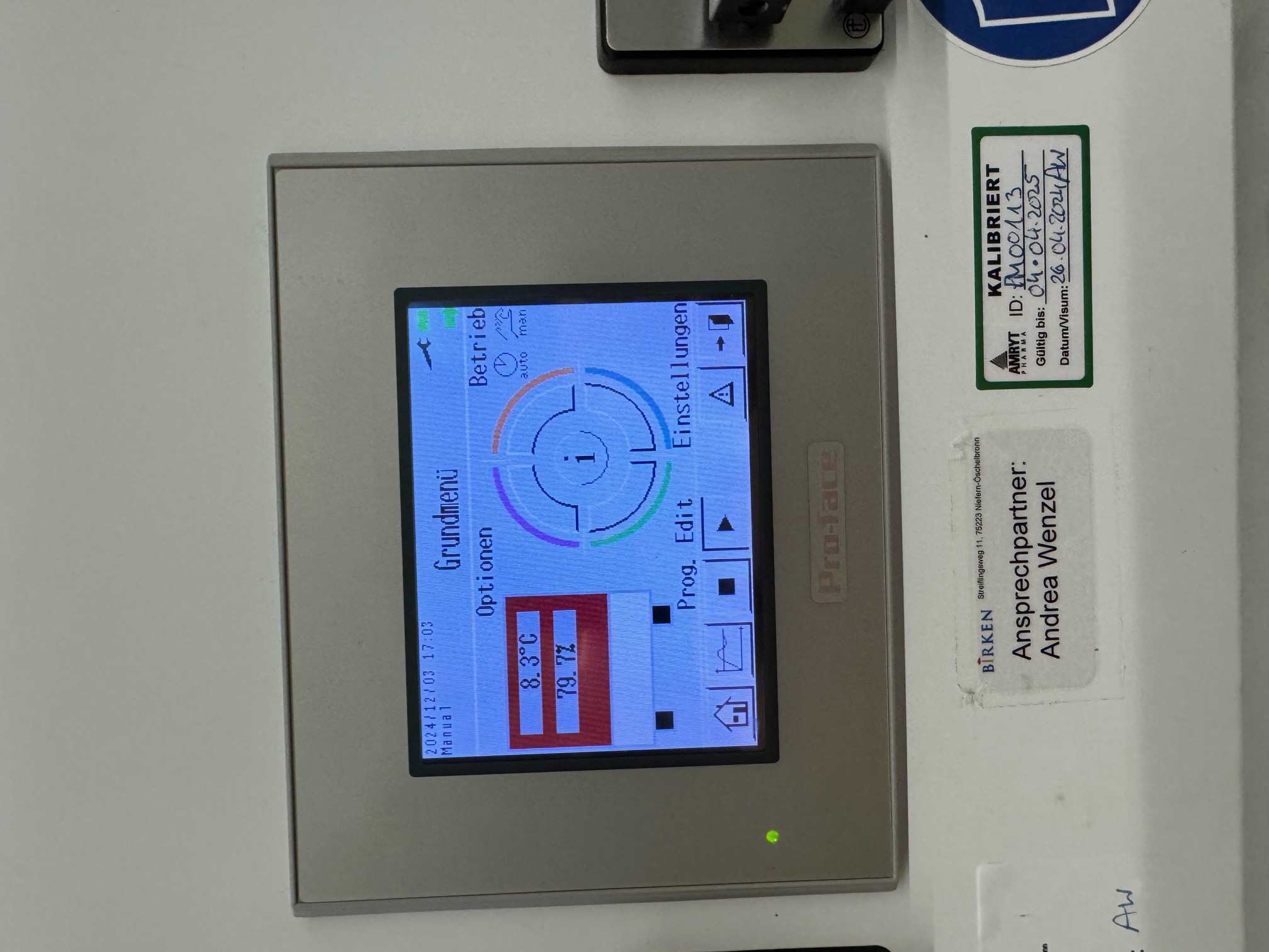 Test cabinet for stability tests 4