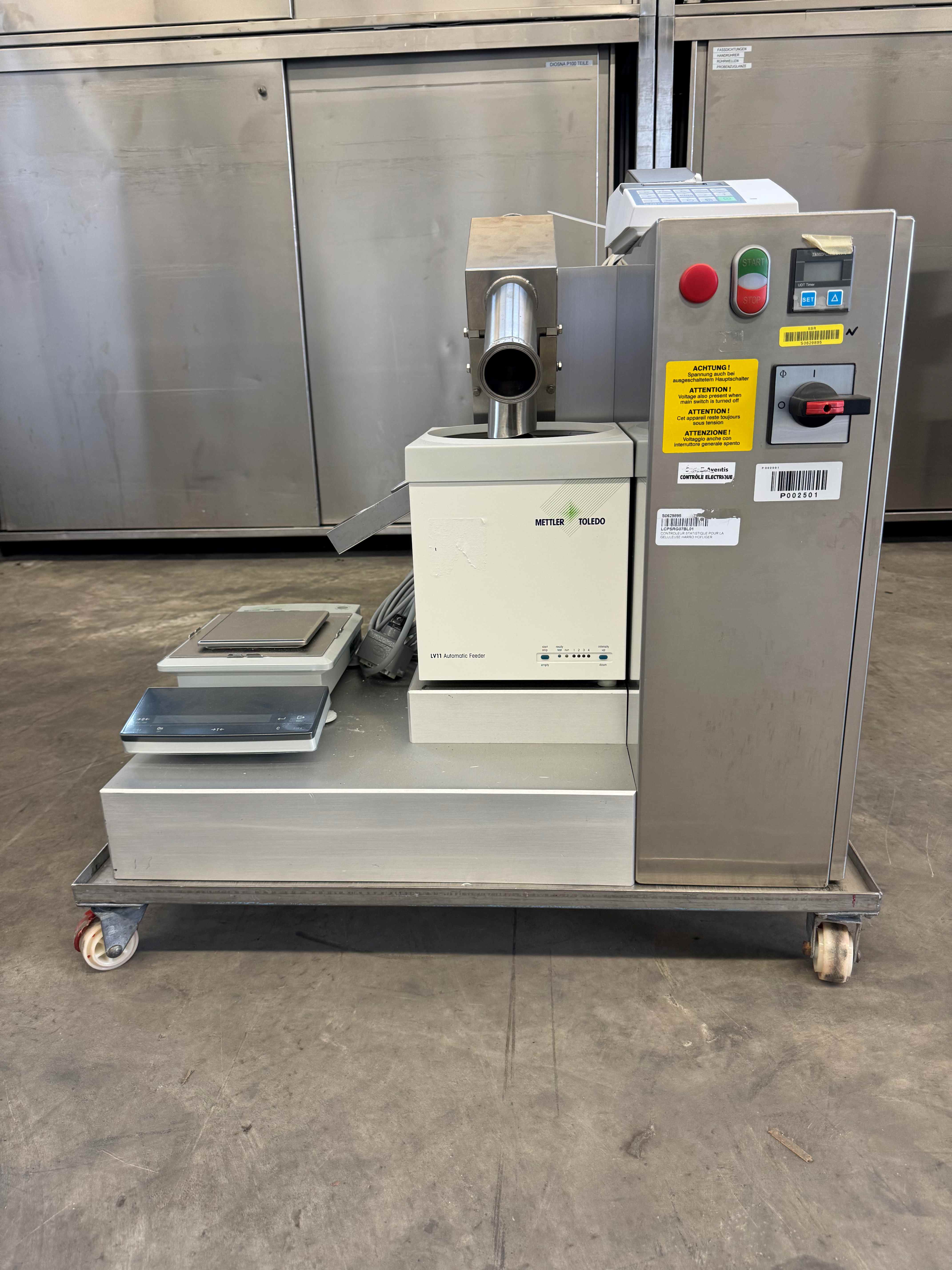 Vollautomatische Kapselwiege-Einheit